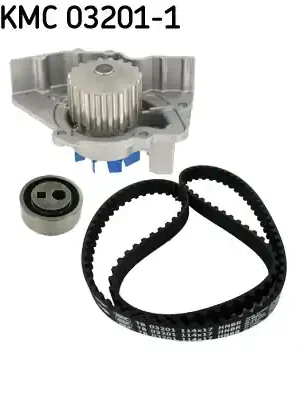 Levný Vodní pumpa + sada ozubeného řemene SKF VKMC032011